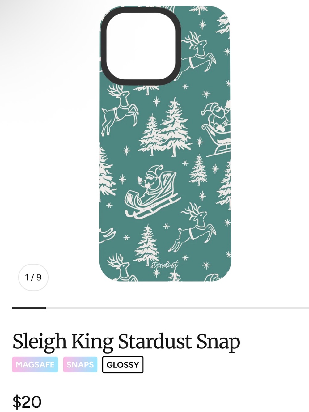 Sleigh King iPhone 16 Pro Max Snap & MagSafe Ring